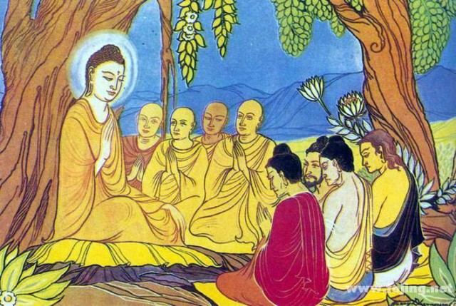 释迦牟尼和佛教，常常用浓淡不同的灰色来描述事物