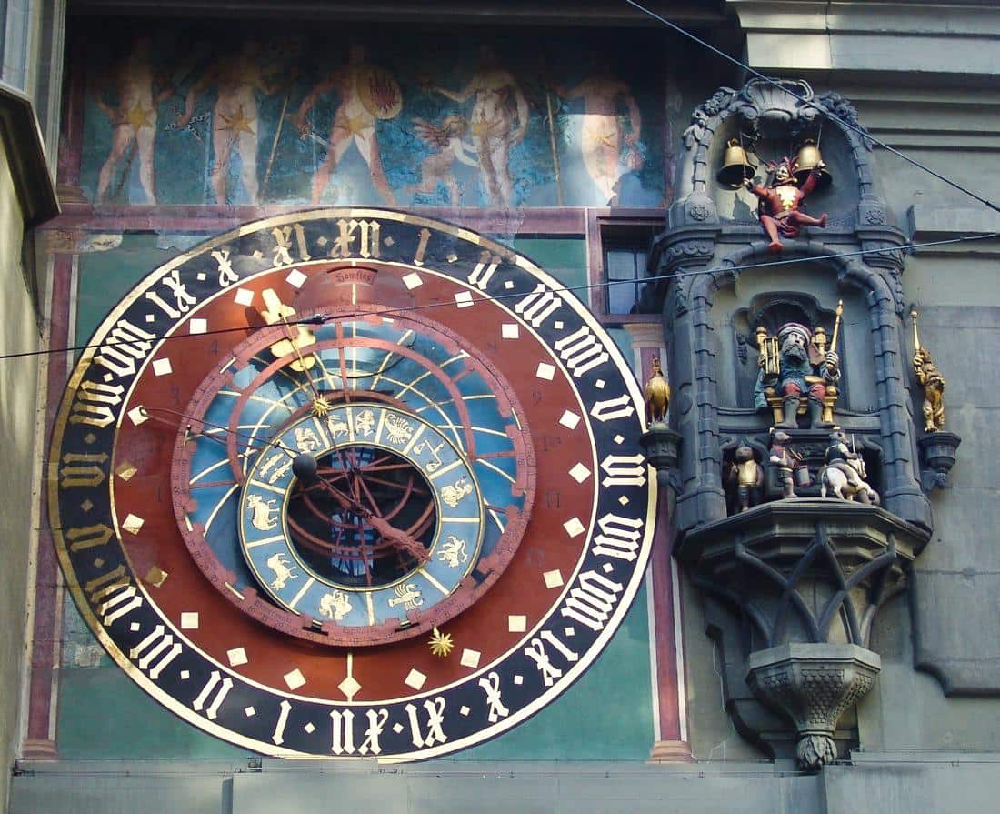伯尔尼钟楼 — 古老的复杂机械钟表